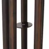 Copper Rooster Weathervane Wind Chime - Decorative Outdoor Garden Accent