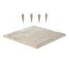 Garden Stepping Stones, 8Pcs 15.5 x 15.5 in, Decorative Stepping Stones with Stakes, Weather-Resistant Plastic Pathway Pavers, Smooth Surface
