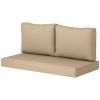 2 Seater Patio Furniture Cushions, Thick Outdoor Loveseat Cushions Furniture Cushions with Removable Cover