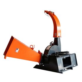 6" Skid Steer Wood Chipper, Gravity-Fed, Universal Skid Steer Mount, TMG-WC62S