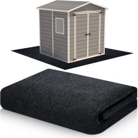 Outdoor Storage Shed Floor Mat Waterproof Outdoor Carport Mat Thickened Soft Patio Furniture Pad Washable with Non Slip Backing
