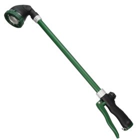 FLORIAX Watering Wand with Rotating Head Heavy Duty 24 Inch Ergonomic Sprayer Wand with Trigger Adjustable Spray Garden Hose Nozzles Hanging Bask