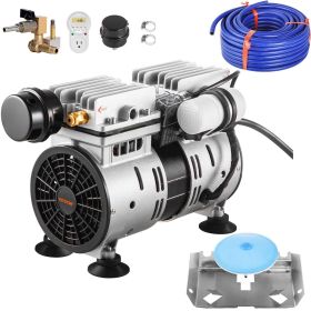 VEVOR Pond Aerator, 550W Power, 5.2CFM for Up to 1 Acre 50' Lake, Pond Aeration Kit Includes 3/4 HP Compressor & 100' Weighted Tubing & Diffuser