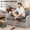2 terrace furniture cushions, outdoor sofa cushions, sofa cushions, gray(cushion only)