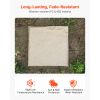 Garden Stepping Stones, 8Pcs 15.5 x 15.5 in, Decorative Stepping Stones with Stakes, Weather-Resistant Plastic Pathway Pavers, Smooth Surface