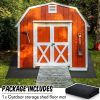 Outdoor Storage Shed Floor Mat Waterproof Outdoor Carport Mat Thickened Soft Patio Furniture Pad Washable with Non Slip Backing