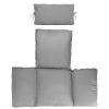 Egg Chair Cushion Hanging Basket Seat Cushion,Thicken Soft Egg Swing Chair Pad,Hanging Egg Chair Cushion with Headrest