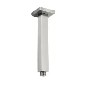 Shower Arm With Flange, 1/2 NPT Tapered Threads, Rain Shower Head Arm, Ceiling Mounted Shower Extension Arm (Option: defaulttitle)