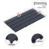 11.81"x11.81"x0.79"Grey & Brown Colors - Stylish Interlocking Flooring