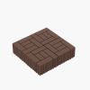 11.81"x11.81"x0.79"Grey & Brown Colors - Stylish Interlocking Flooring